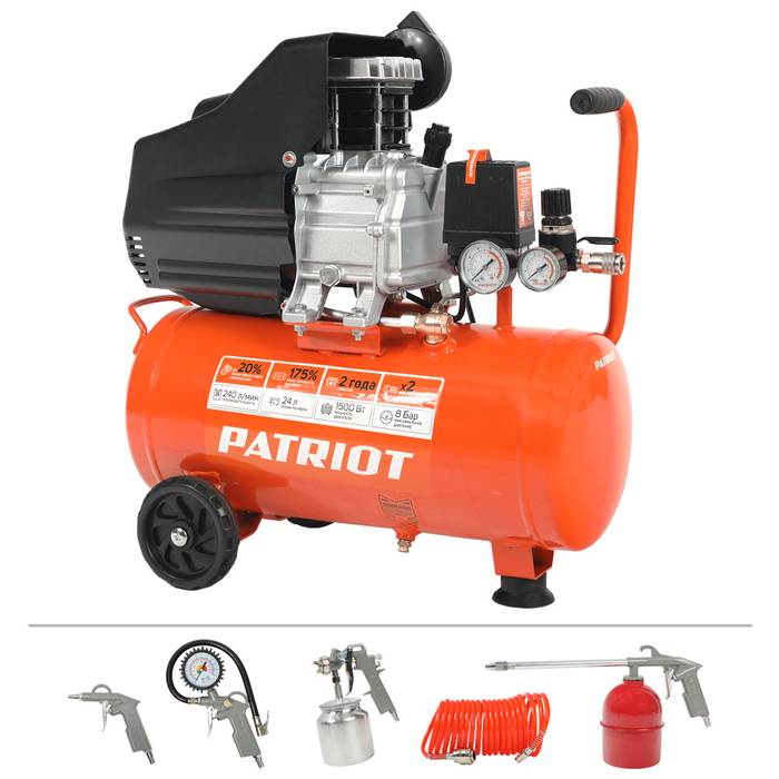 Компрессор поршневой масляный PATRIOT EURO 50-260 K