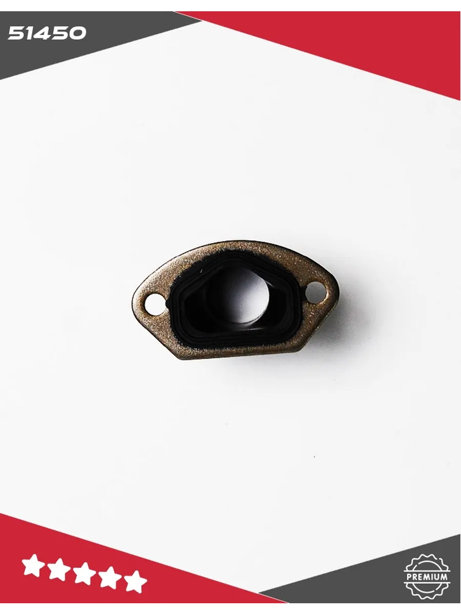 Патрубок карбюратора (коллектор) для бензопилы 4500/5200/5800 (резиновый) кратно уп5шт