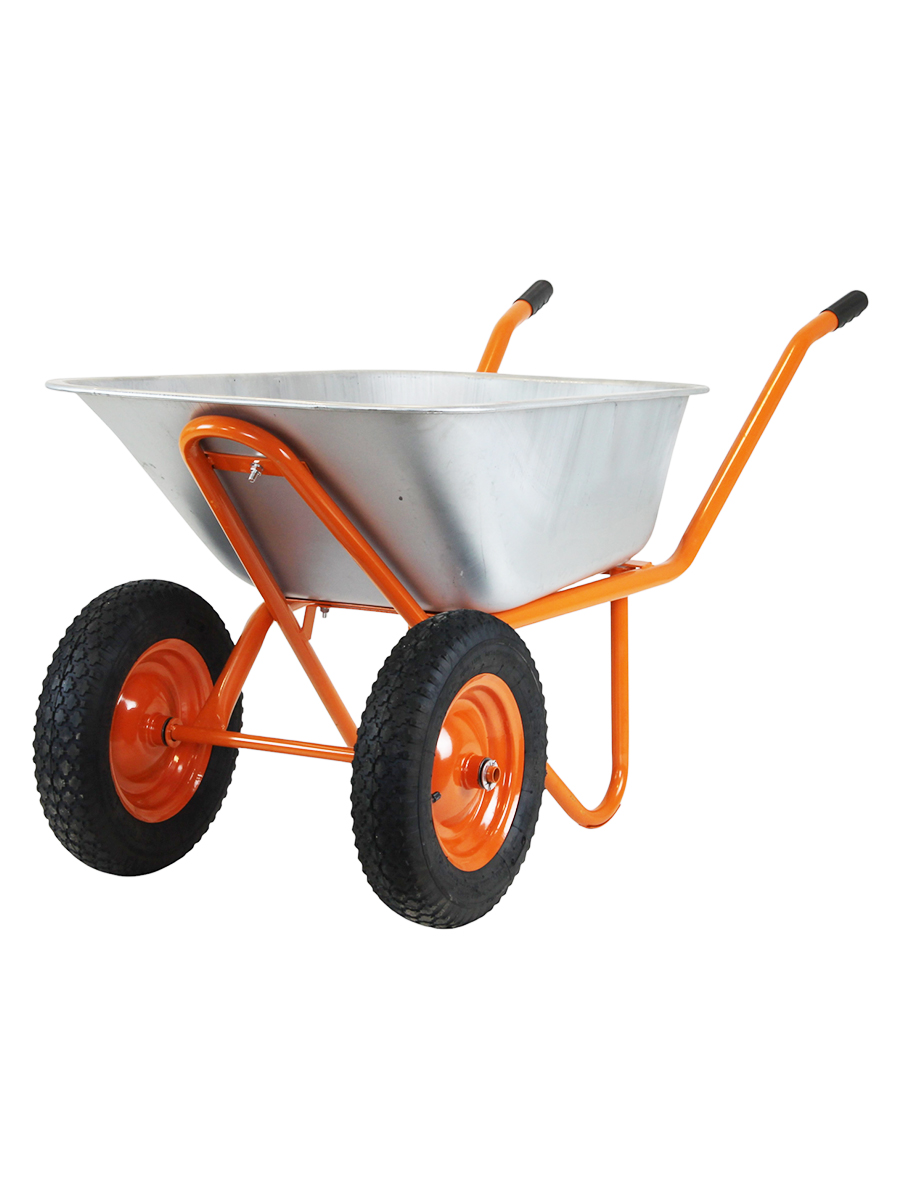 Тачка строительная ТС 350-2 PRO (толщина кузова 1 мм, толщина рамы 1,5 мм)