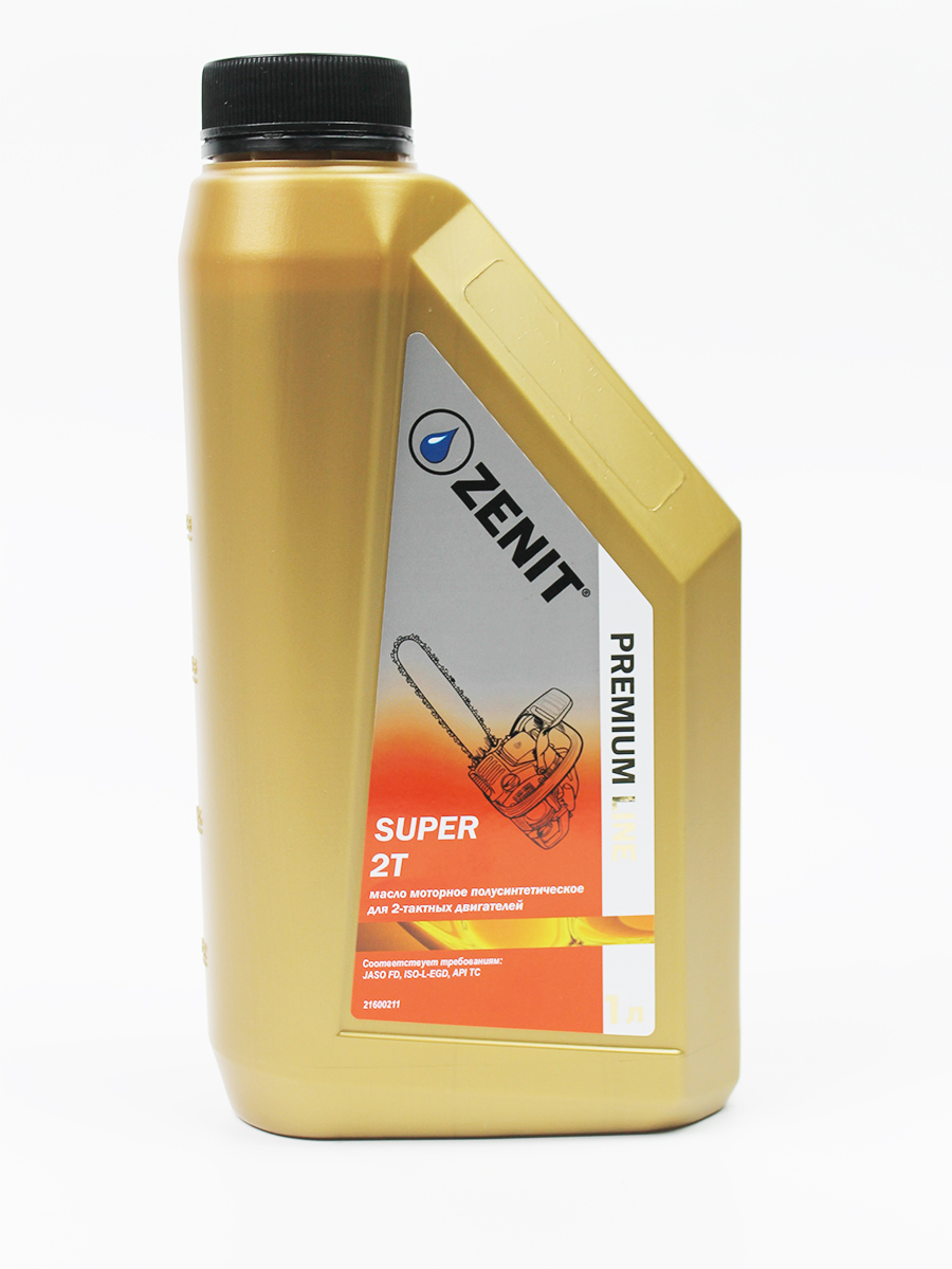 Моторное масло для 2-х тактных двигателей ZENIT 2T Super 1л