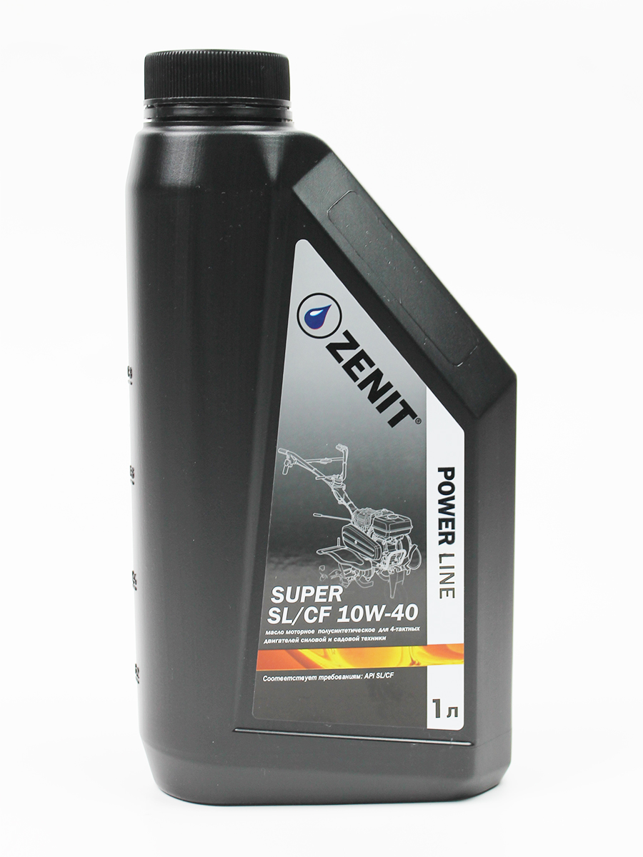 Масло моторное полусинтетическое для 4-тактных двигателей ZENIT Power Line SUPER 10W-40 1л